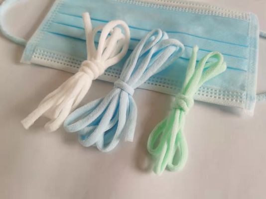 Bande élastique molle superbe matérielle Earloop pour le masque protecteur médical 3/16&quot; 5mm