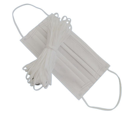 Corde élastique plate d'Earloop de masque protecteur 1/8 pouce polyester de 1/4 pouce 5MM