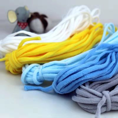 L'oreille élastique très molle fait une boucle la bande pour l'oreille de masque protecteur accrochant 5mm 6mm