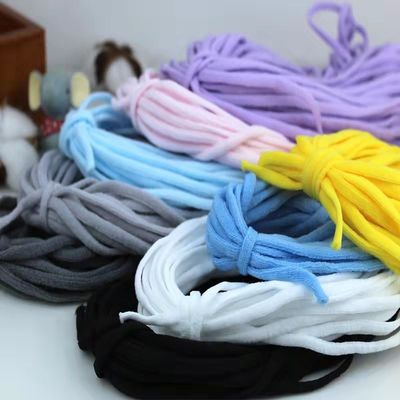 L'oreille élastique très molle fait une boucle la bande pour l'oreille de masque protecteur accrochant 5mm 6mm
