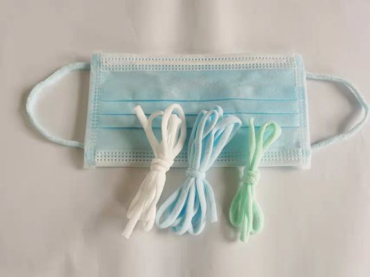 Bande élastique molle superbe matérielle Earloop pour le masque protecteur médical 3/16&quot; 5mm