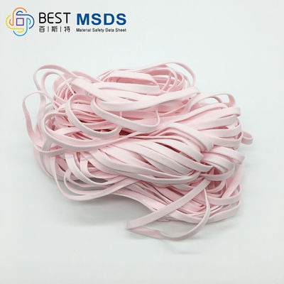 Bande élastique rose pour la largeur d'Earloop 5mm de masque