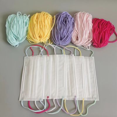 Corde élastique molle d'Earloop pour le masque protecteur 5mm 6mm