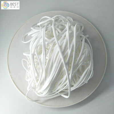 Appui plat 2.8mm de masque protecteur de bande de sangle d'Earloop de rond 6.0MM
