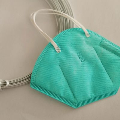 Double plastique de pont en fil de nez de noyau pour le masque protecteur 3.5mm 5.0mm