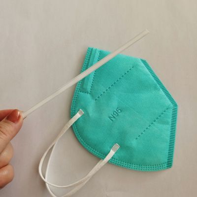 Double plastique de pont en fil de nez de noyau pour le masque protecteur 3.5mm 5.0mm