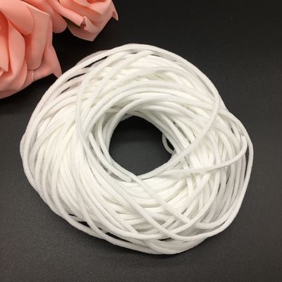 Rond en nylon médical de Spandex de corde d'élastique de masque protecteur et de polyester d'EarLoop de bande de sangle