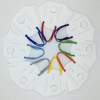 appartement coloré matériel 3ply de masque protecteur de boucle élastique jetable d'oreille autour de la corde élastique