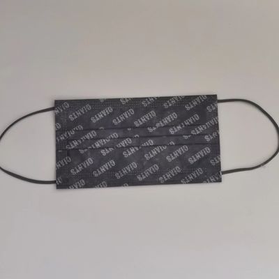 Accessoires élastiques noirs de masque protecteur de la bande 3mm 3.5mm 4mm de corde d'Earloop