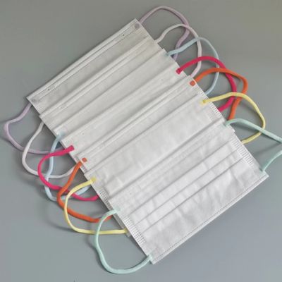 L'oreille élastique molle de confort de 3 plis fait une boucle la corde élastique plate molle 6mm colorés de corde