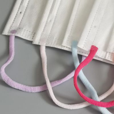 L'oreille élastique molle mince extensible fait une boucle la corde pour le masque protecteur 5mm