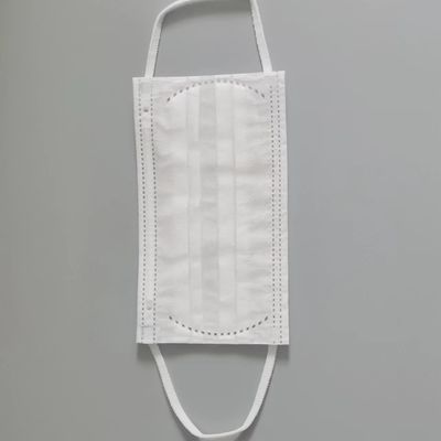 L'oreille élastique molle réglable fait une boucle la couleur blanche 5mm d'accessoires plats de masques