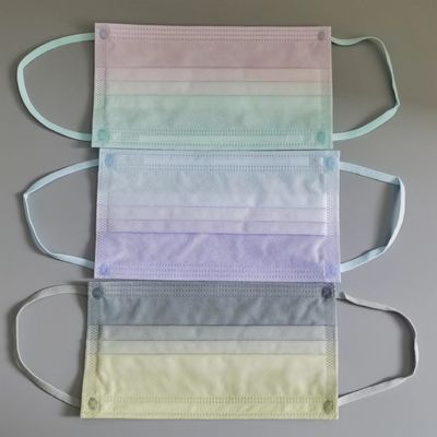 boucle élastique jetable 3.5mm colorés d'oreille de masque protecteur 3ply 5mm