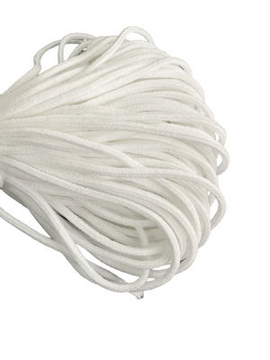 2.5mm 3mm 1/8&quot; bande élastique ronde pour le masque protecteur 3ply médical d'Earloop