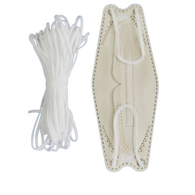Corde élastique plate d'Earloop de masque protecteur 1/8 pouce polyester de 1/4 pouce 5MM