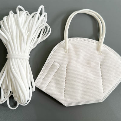 L'élastique plat mol mince attachent l'appartement de Spandex de polyester de 5mm 6mm 4mm pour le masque protecteur 3D
