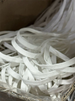 L'oreille élastique de masque protecteur N95 réunit le Spandex 7mm blanc de polyester de 5mm 6mm 6.5mm