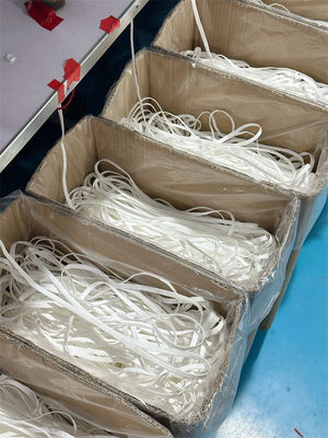 25 corde élastique blanche de corde de Mtrs 3MM Earloop pour des masques de couleur