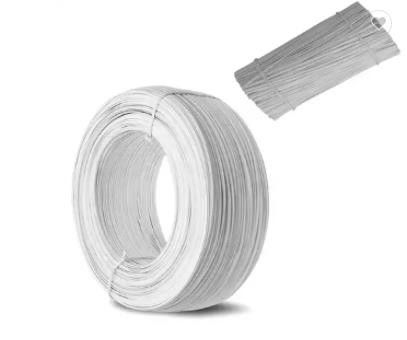 Fil au nez épaté réglable pour agrafe en plastique de pont de nez du PE pp du masque protecteur 3mm 5mm la pleine
