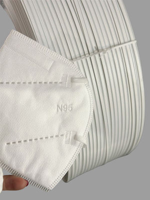 Barre 5.0mm de pont de nez de noyau de remplacement de fil de nez de masque de l'enfant N95 double